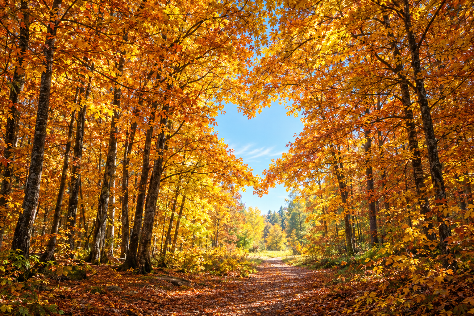 Create a high-resolution, photorealistic vertical autumn for...